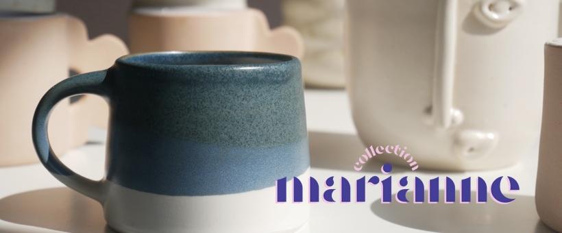 tasses céramique, collection Marianne
