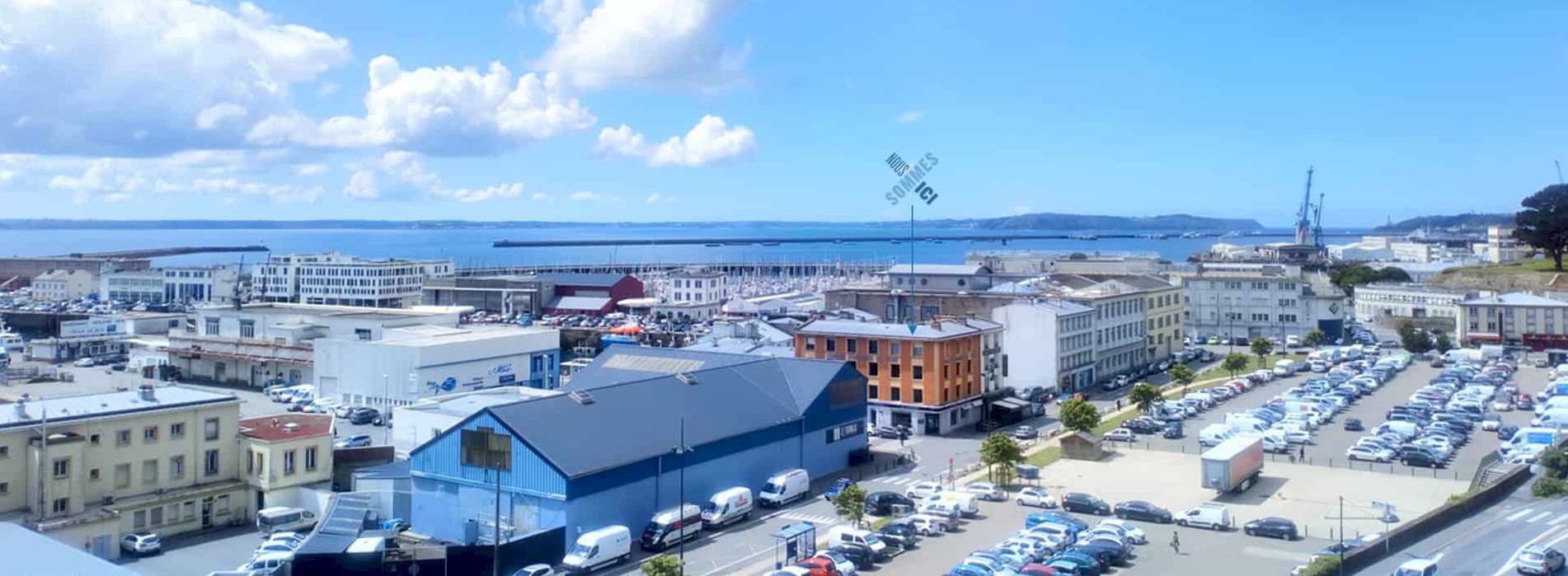 Situer le Centre d'Affaires du Port à Brest