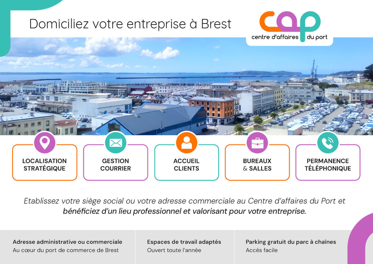 Domiciliez votre activité à Brest